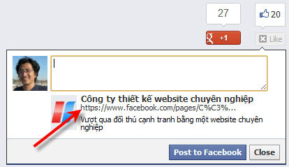 Đường dẫn là một Facebook page chứ không phải là http://www.congtythietkewebsite.org Đường dẫn là một Facebook page chứ không phải là http://www.congtythietkewebsite.org